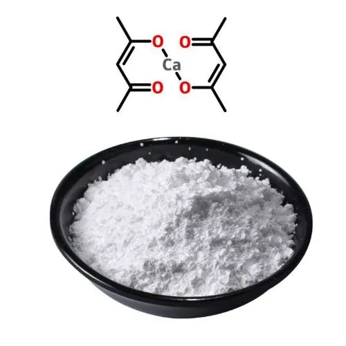 Acétylacétonate de calcium pour stabilisateurs de chaleur CAS 19372-44-2 C10H14CAO4