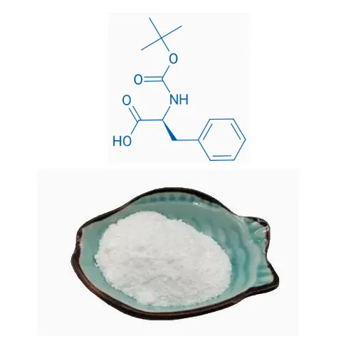 Fine Chemicals Boc-Phe-Oh ou N-Tert-Butoxycarbonyl-L-Phenylalanine CAS 13734-34-4