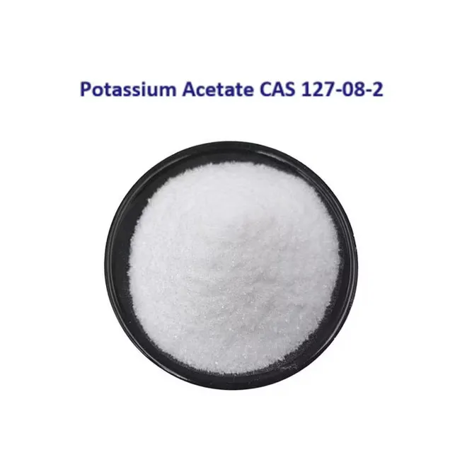 Additif alimentaire acétate de potassium blanc poudre de poudre 127-08-2