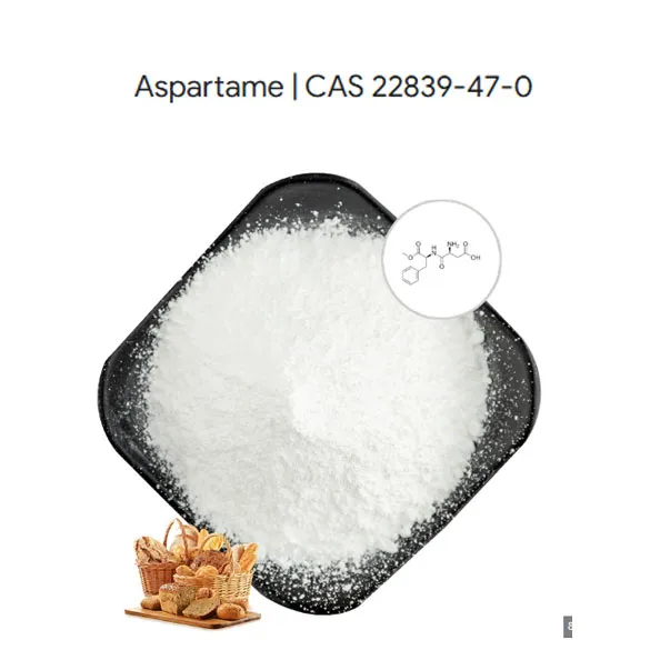 Édulcorant additif alimentaire Aspartame 99% Powder Cas 22839-47-0