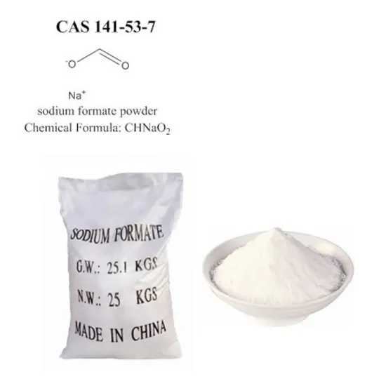 Échantillon gratuit de formiate de sodium CAS NO 141-53-7 au meilleur prix