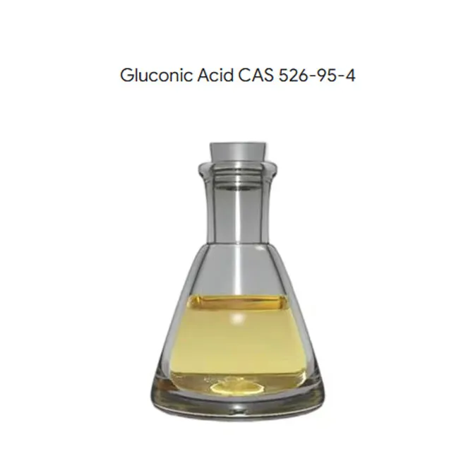 Liquide d'acide gluconique 50% pour CAS de qualité alimentaire 526-95-4