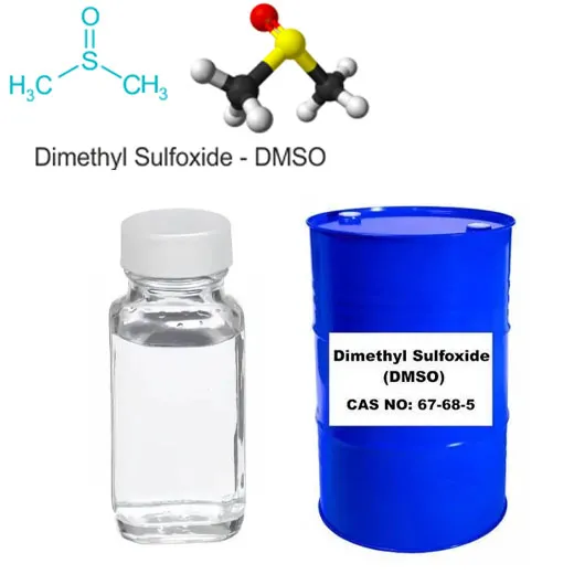 Diméthylsulfoxyde DMSO 99,9% liquide pur CAS 67-68-5 de grande pureté