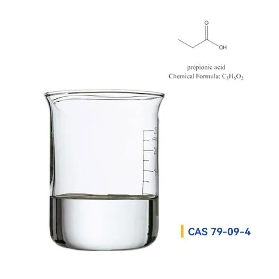 Additif alimentaire liquide à l'acide propionique de haute qualité CAS 79-09-4