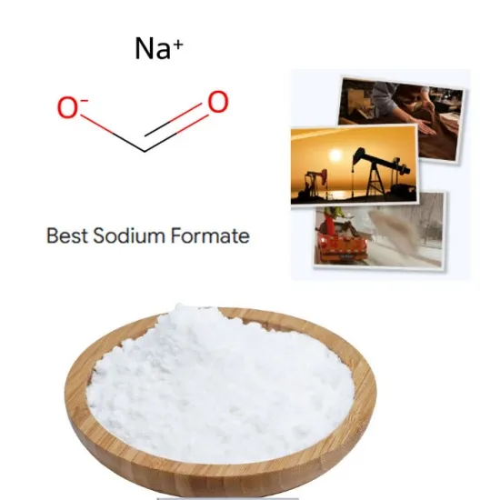 Sel de sodium d'acide formique de formiate de sodium de haute qualité CAS 141-53-7