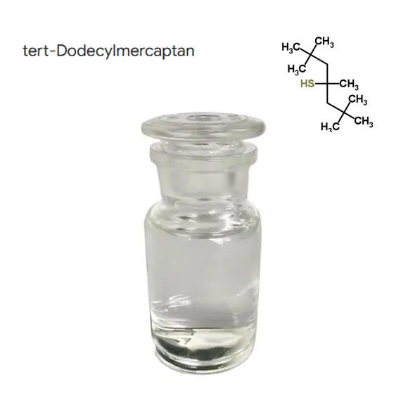 Intermédiaire organique tert-dodecyl mercaptan tdm liquide CAS 25103-58-6