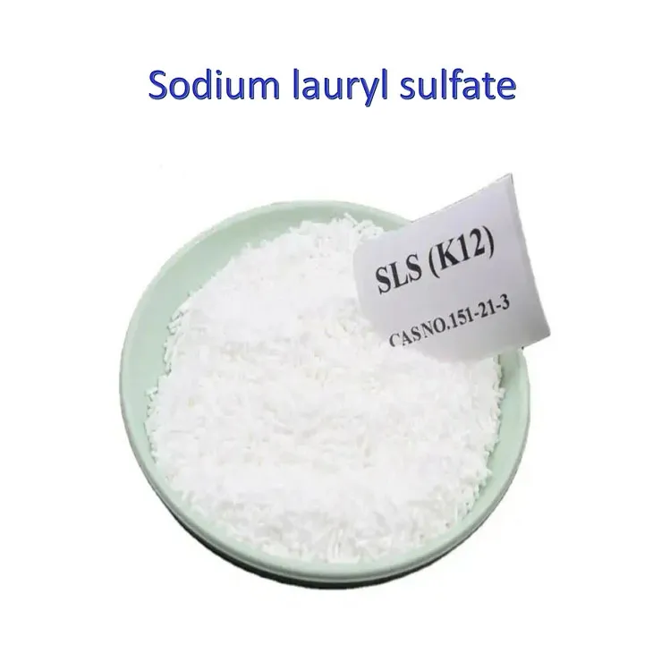 SLS Powder Sodium lauryl sulfate pour l'agent moussant CAS 151-21-3