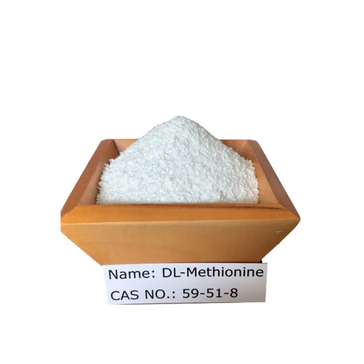 Poudre blanche dl-méthionine pharmaceutique et grade d'alimentation CAS 59-51-8